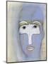 Woman with a dove over her eyes-Marie Bertrand-Mounted Giclee Print