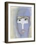 Woman with a dove over her eyes-Marie Bertrand-Framed Giclee Print