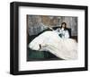 Woman with a Fan, 1862-Edouard Manet-Framed Giclee Print
