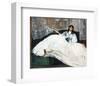 Woman with a Fan, 1862-Edouard Manet-Framed Giclee Print