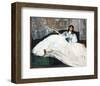 Woman with a Fan, 1862-Edouard Manet-Framed Art Print