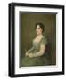 Woman with a Fan, C.1805-06 (Oil on Canvas)-Francisco Jose de Goya y Lucientes-Framed Giclee Print