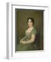 Woman with a Fan, C.1805-06 (Oil on Canvas)-Francisco Jose de Goya y Lucientes-Framed Giclee Print