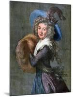 Woman with a Fur Muff, 1892-Elisabeth Louise Vigee-LeBrun-Mounted Giclee Print