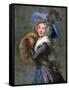 Woman with a Fur Muff, 1892-Elisabeth Louise Vigee-LeBrun-Framed Stretched Canvas