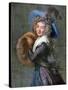 Woman with a Fur Muff, 1892-Elisabeth Louise Vigee-LeBrun-Stretched Canvas