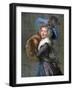 Woman with a Fur Muff, 1892-Elisabeth Louise Vigee-LeBrun-Framed Giclee Print