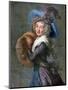 Woman with a Fur Muff, 1892-Elisabeth Louise Vigee-LeBrun-Mounted Giclee Print
