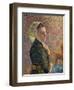 Woman with a Green Scarf, 1893-Camille Pissarro-Framed Giclee Print