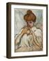 Woman with a Hair Chignon; Femme Au Chignon, (Oil on Canvas)-Louis Valtat-Framed Giclee Print