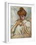 Woman with a Hair Chignon; Femme Au Chignon, (Oil on Canvas)-Louis Valtat-Framed Giclee Print