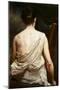 Woman with a Harp, 1887 (Oil on Canvas)-Elizabeth Nourse-Mounted Giclee Print