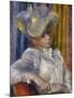 Woman with a Hat (Femme Au Chapea), 1891-Pierre-Auguste Renoir-Mounted Giclee Print