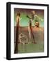 Woman with a Head of Roses-Salvador Dalí-Framed Art Print