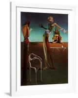 Woman with a Head of Roses-Salvador Dalí-Framed Art Print