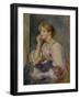 Woman with a Letter, C.1890-Pierre-Auguste Renoir-Framed Giclee Print