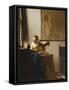 Woman with a Lute, C.1662-1663-Johannes Vermeer-Framed Stretched Canvas