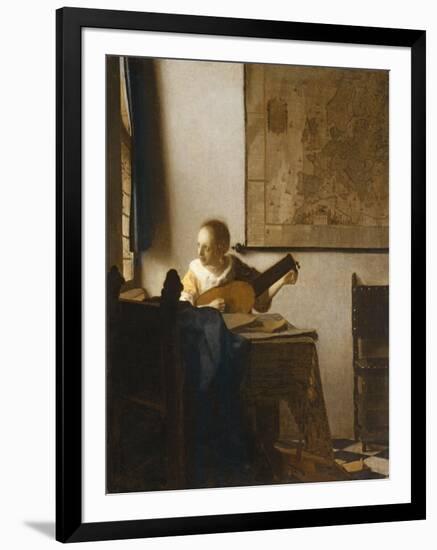 Woman with a Lute, C.1662-1663-Johannes Vermeer-Framed Giclee Print