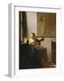 Woman with a Lute, C.1662-1663-Johannes Vermeer-Framed Giclee Print