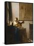 Woman with a Lute, C.1662-1663-Johannes Vermeer-Framed Stretched Canvas