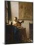 Woman with a Lute, C.1662-1663-Johannes Vermeer-Mounted Premium Giclee Print