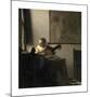 Woman with a Lute Near a Window-Jan Vermeer-Mounted Premium Giclee Print