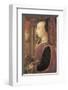 Woman with a Man at a Window-Filippino Lippi-Framed Premium Giclee Print