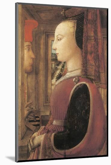 Woman with a Man at a Window-Filippino Lippi-Mounted Premium Giclee Print