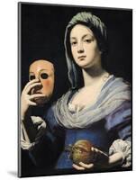 Woman with a Mask-Lorenzo Lippi-Mounted Giclee Print