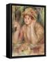 Woman with a Mirror, circa 1915-Pierre-Auguste Renoir-Framed Stretched Canvas