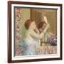 Woman with a Mirror-Frederick Carl Frieseke-Framed Giclee Print