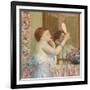 Woman with a Mirror-Frederick Carl Frieseke-Framed Giclee Print