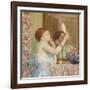 Woman with a Mirror-Frederick Carl Frieseke-Framed Giclee Print