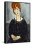 Woman with a Necklace, 1910-Amedeo Modigliani-Framed Stretched Canvas