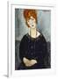 Woman with a Necklace, 1910-Amedeo Modigliani-Framed Giclee Print