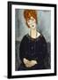 Woman with a Necklace, 1910-Amedeo Modigliani-Framed Giclee Print