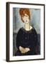 Woman with a Necklace, 1910-Amedeo Modigliani-Framed Giclee Print