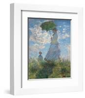 Woman with a Parasol, 1875-Claude Monet-Framed Giclee Print