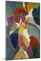 Woman with a Parasol, 1913-Robert Delaunay-Mounted Giclee Print