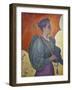 Woman with a Parasol (Berthe Signac), 1893-Paul Signac-Framed Giclee Print