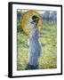 Woman with a Parasol, c.1906-Frederick Carl Frieseke-Framed Giclee Print