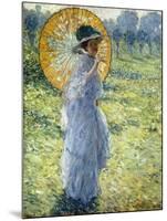 Woman with a Parasol, c.1906-Frederick Carl Frieseke-Mounted Giclee Print