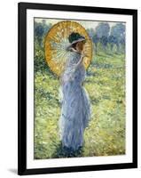 Woman with a Parasol, c.1906-Frederick Carl Frieseke-Framed Giclee Print