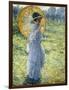 Woman with a Parasol, c.1906-Frederick Carl Frieseke-Framed Giclee Print