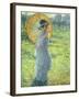 Woman with a Parasol, c. 1906-Frederick Carl Frieseke-Framed Giclee Print