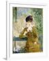 Woman with a parasol (Dame a l'Ombrelle). 1881-Berthe Morisot-Framed Giclee Print