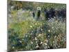 Woman with a Parasol in a Garden, 1875-Pierre-Auguste Renoir-Mounted Giclee Print