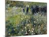 Woman with a Parasol in a Garden, 1875-Pierre-Auguste Renoir-Mounted Giclee Print