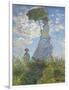 Woman with a Parasol - Madame Monet and Her Son, 1875-Claude Monet-Framed Giclee Print