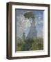 Woman with a Parasol-Madame Monet and Her Son, 1875-Claude Monet-Framed Art Print